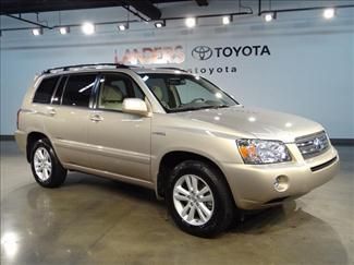 2007 gold highlander! sun roof leather navigation