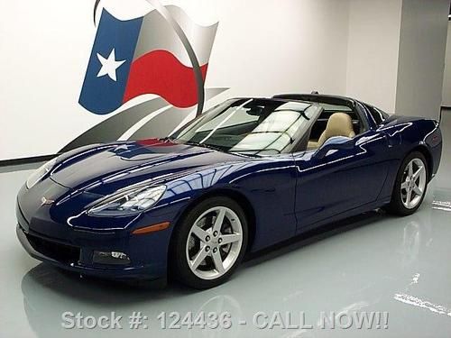 2005 chevy corvette z51 6-speed htd leather hud nav 16k texas direct auto