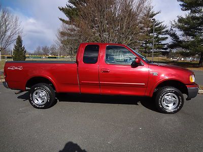 2000 ford f-150 xlt extended cab 5 speed 4x4 v-8 great plow truck no reserve !!!