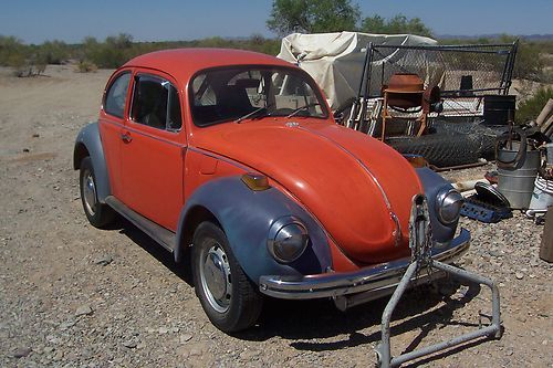 1971 volkswagen super beetle  /  parts or restore.