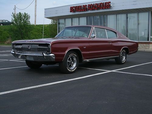 1966 dodge charger 383 4bl-325hp/727 auto-great driver/restorer-100% classic!