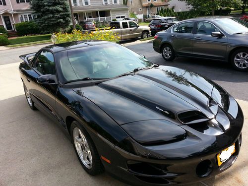 1998 pontiac firebird trans am ws6 6 speed black coupe t tops rear wheel muscle