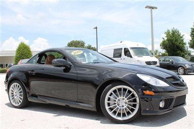 2009 slk350 black brown 16k sport / warranty / stunning call greg 727-698-5544