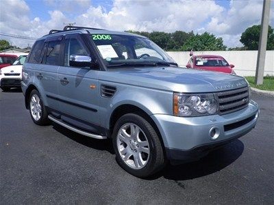 2006 range rover sport hse 4.4l v8 auto blue/tan