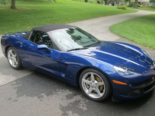 2006 chevrolet corvette convertible 6 speed fully loaded 18.5k miles!!!