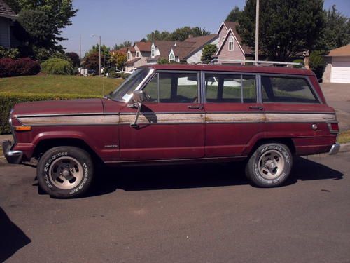 1979 jeep grand wagzerooneer quad trac 4x4 v8 a/t a/c 100% original zero rust