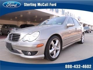 2006 mercedes-benz c-class 2.5l v6 leather sunroof bluetooth power heated seats