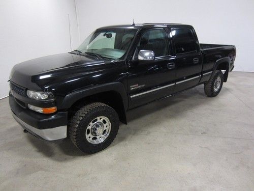 02 chevy silverado 2500 hd duramax 6.6l turbo diesel crew short co owned 80 pics