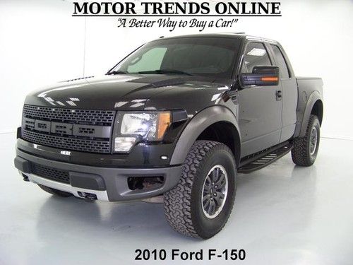 6.2l svt raptor navigation rearcam 4x4 offroad roof htd seats 2010 ford f150 31k