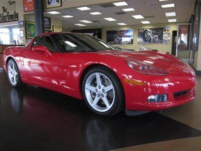 2007 chevrolet corvette convertable automatic red