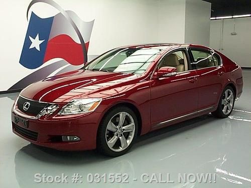 2008 lexus gs 350 sunroof climate leather sunshade 29k texas direct auto