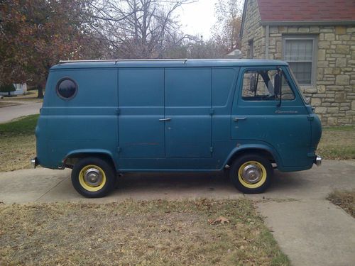 1965 ford econoline panel van fuel injected v-8!!!!