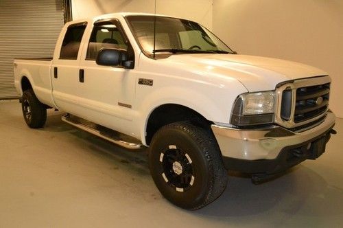 2003 ford f-350 super duty fx4 xlt crew cab v8 6.0l powerstroke diesel auto cd