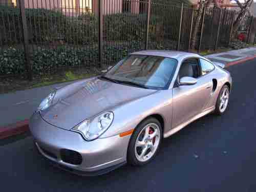2003 Porsche 911 Turbo Carrera coupe in meridian metallic, image 2