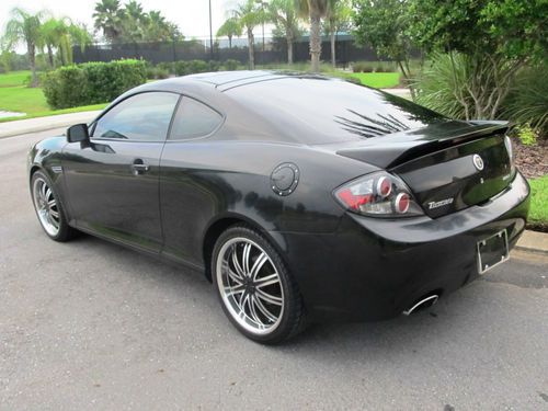 Black 2007 hyundai tiburon gs 2.0l - 84k miles