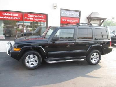 2007 jeep commander v6 loaded leather moonroof guaranteed credit approval nice