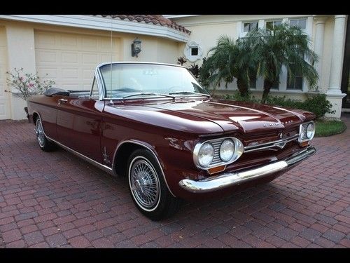 1964 chevrolet corvair monza spyder convertible immaculate mild restoration