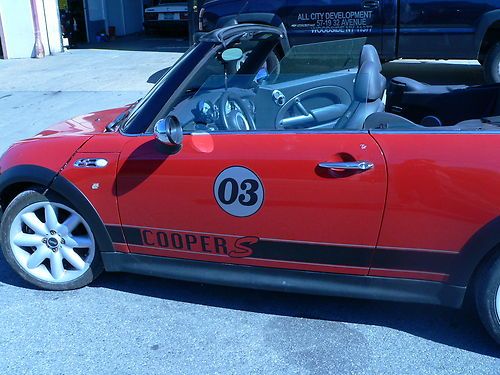 2005 mini cooper s convertible 2-door 1.6l