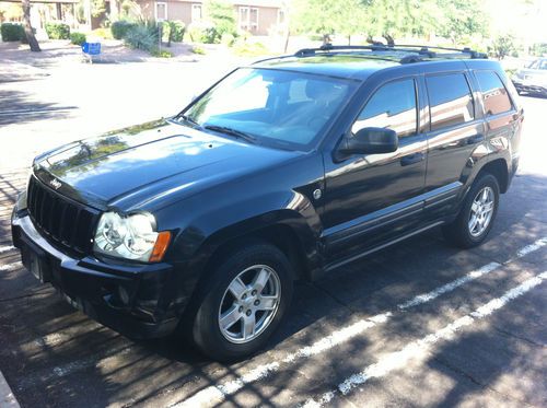 2005 jeep cherokee laredo black sport utility 4wd 4.7 l v8 low miles sun roof