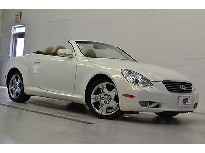 04 lexus sc430 convertible 34k financing leather navigation heated seats clean