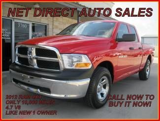 12 ram 4wd 10k miles tow pkg warranty like new net direct auto sales texas