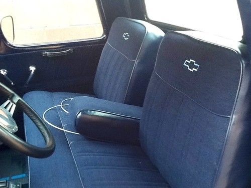 57 Chevy Truck Long bed, Navy Blue with Chrome, US $15,000.00, image 6