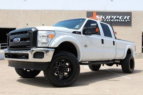 2011 ford f350 monster 4x4 diesel long bed crew cab suspension lift custom