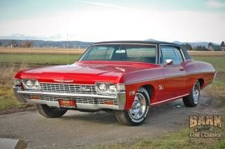 1968 chevrolet impala ss 327 matching numbers factory a/c car