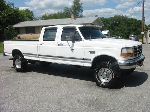 97 ford f350hd xlt4x4 crew 7.3 powerstroke diesel 1 western owned mint 116k