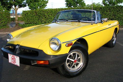 1976 mgb - electric overdrive, "time capsule" fresh from  long-term storage