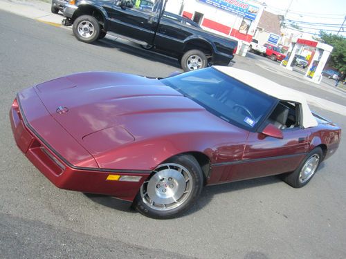 1986 chevrolet corvette convertible official pace car 1,053 original miles!