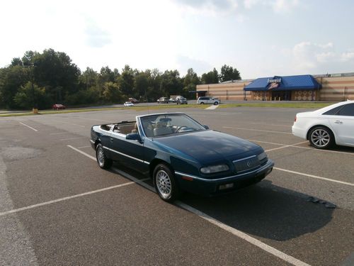 1995 chrysler lebaron lx convertible leather no reserve!!!! 71,000 miles!!!!!!!!