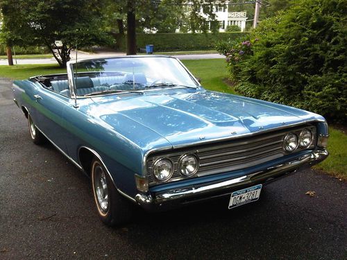 1969 ford fairlane convertible.  auto trans.  sky blue.