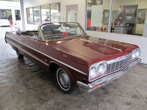 Beautiful 1964 chevrolet impala convertible 283 v8