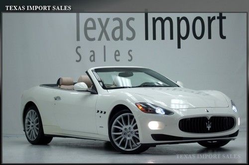 2011 granturismo convertible 7k miles,white/sabbia,1.49% financing