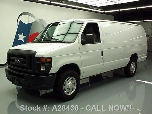 2013 ford e-250 4.6l v8 extended cargo only 36k miles!! texas direct auto