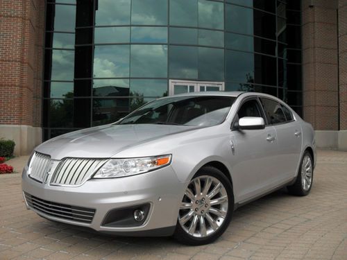 2010 lincoln mks awd ecoboost navigation moonroof auto parking chrome wheels