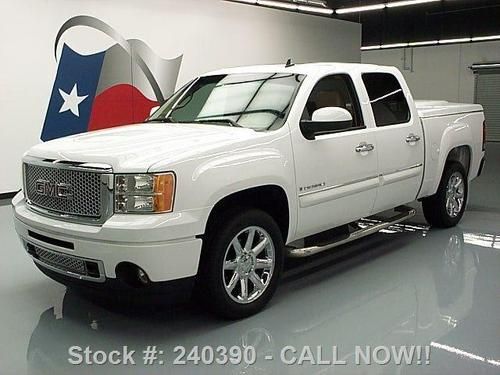 2009 gmc sierra denali crew awd sunroof nav dvd 20's!! texas direct auto