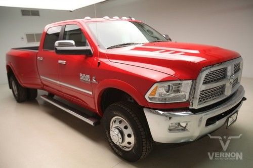 2013 drw laramie crew 4x4 navigation leather heated cummins diesel uconnect