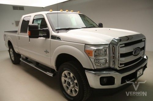 2014 lariat crew 4x4 fx4 navigation sunroof leather heated 20s aluminum diesel