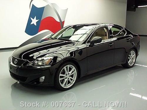 2006 lexus is350 climate seats sunroof nav rear cam 42k texas direct auto