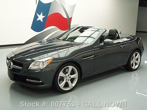 2012 mercedes-benz slk350 p1 roadster htd seats nav 21k texas direct auto