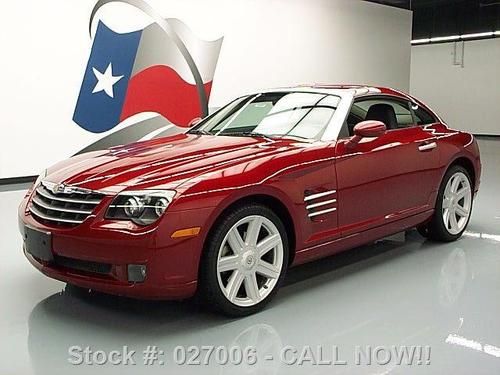 2005 chrysler crossfire ltd auto htd leather 33k miles texas direct auto