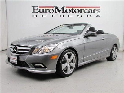 Navigation v8 convertible palladium black leather amg 12 used financing silver