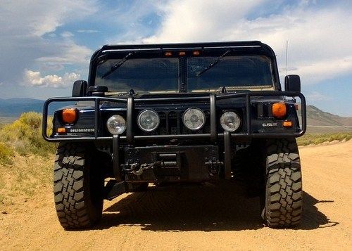 1997 armored black h1 hummer wagon