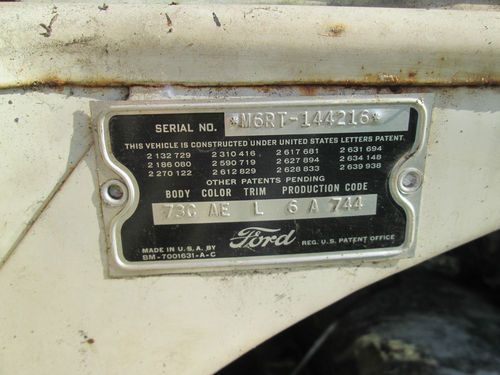1956 Ford four door sedan, image 3