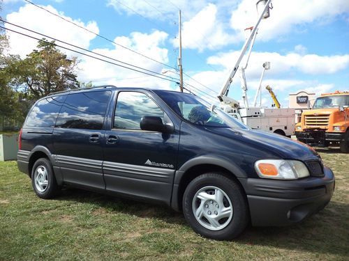 2001 pontiac van passenger van montana low miles 3.4l 1 owner ((video))