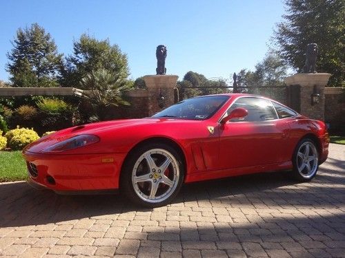 05 ferrari 575m maranello* 1 owner* recent service* 19 modular wheels* like new