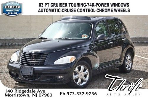 03 pt cruiser touring-74k-power windows-auromatic-cruise control-chrome wheels