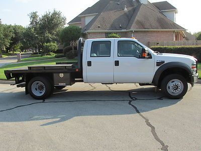 10 f550 4x4 crew cab diesel flatbed diesel